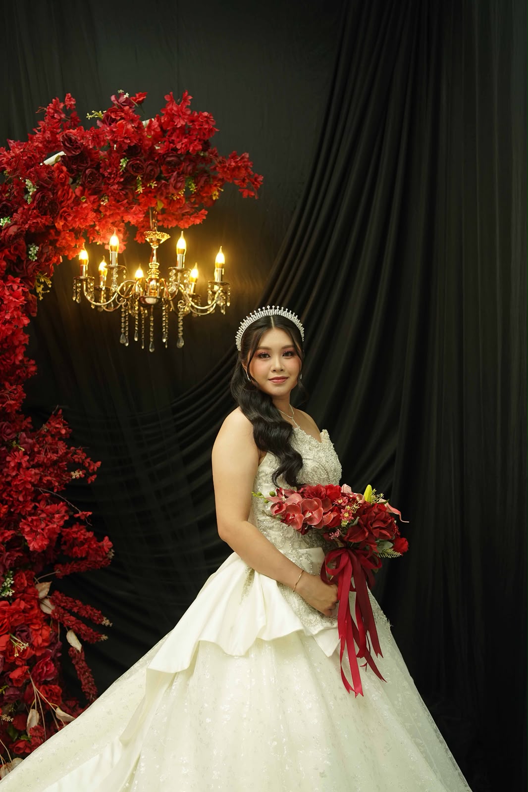 Portrait Jessica Febi, mempelai wanita.